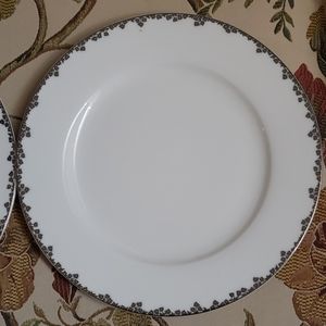 2peice ciroa fine bone  dinner plates